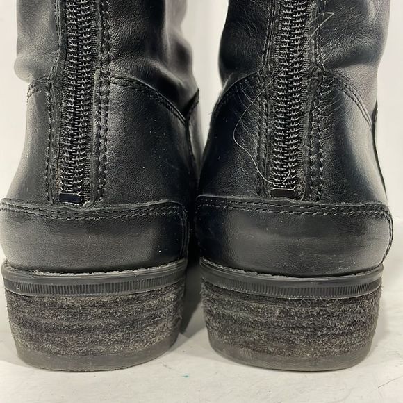 SAM EDELMAN Genuine Leather Wide Calf Penny2 Riding Boots Women’s Sz 8.5W Black - Picture 5 of 15